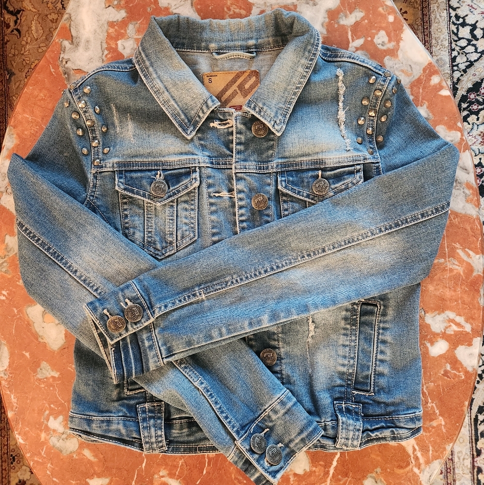 New Yorker FB Sister Studded Denim Jacket